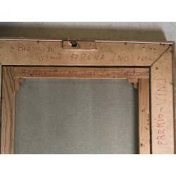 QUADRO ASTRATTO DIPINTO OLIO J. Biancini ARONA LAGO MAGGIORE ARTE CONTEMPORANEA