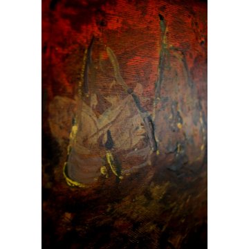 ANTICO QUADRO DIPINTO OLIO TAVOLA Bertinario Augusto NATURA MORTA FRUTTA PERE 