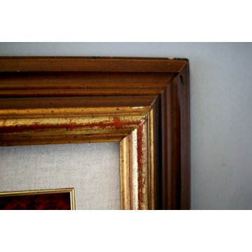 ANTICO QUADRO DIPINTO OLIO TAVOLA Bertinario Augusto NATURA MORTA FRUTTA PERE 