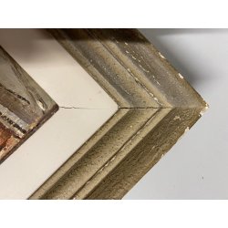 ANTICO DIPINTO OLIO Valdemi SCORCIO Porte Cailhau BORDEAUX FRANCIA