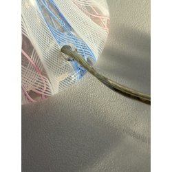 LAMPADA LUME TAVOLO ABATJOUR VETRO MURANO RETICELLO ZANFIRICO ELETTRIFICATA '50