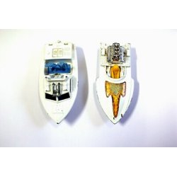 2pz MOTOSCAFO SPEADBOAT MACCHININA MODEL Matchbox N°5 Seafire N°52 Superfast '70