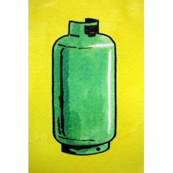 QUADRO CARTONE MARTELLATO ACQUERELLO M. Morandi MODERN POP ART BOMBOLE GAS '80s