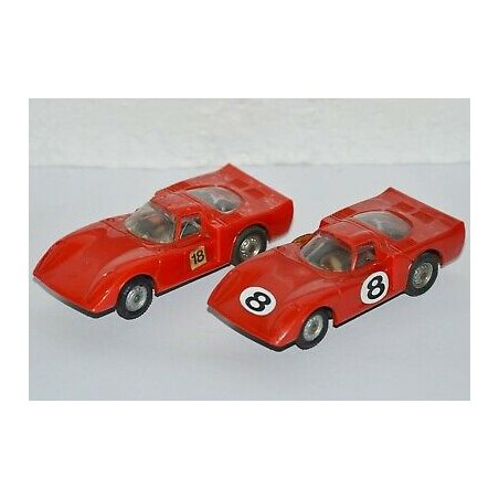 DROMOCAR Lotto 2 pz ALFA ROMEO 33 Daytona MACCHININA pista elettrica COLLEZIONE