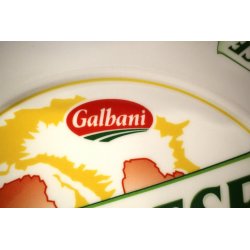 PIATTO VASSOIO PUBBLICITARIO Bel Paese GALBANI CERAMICA DISH PLATE LOGO VINTAGE