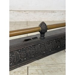 ANTICA CAMINIERA VITTORIANA GHISA ALARE FUOCO CAMINO EPOCA 800 FIREPLACE IRON