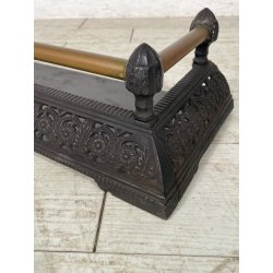 ANTICA CAMINIERA VITTORIANA GHISA ALARE FUOCO CAMINO EPOCA 800 FIREPLACE IRON