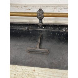 ANTICA CAMINIERA VITTORIANA GHISA ALARE FUOCO CAMINO EPOCA 800 FIREPLACE IRON