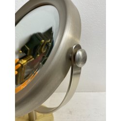 SPECCHIO NARCISO SERGIO MAZZA PER ARTEMIDE VINTAGE 1960 PIEGHEVOLE ACCIAIO MARMO