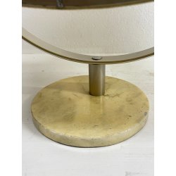 SPECCHIO NARCISO SERGIO MAZZA PER ARTEMIDE VINTAGE 1960 PIEGHEVOLE ACCIAIO MARMO