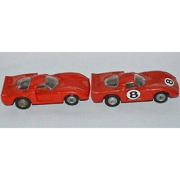 DROMOCAR Lotto 2 pz ALFA ROMEO 33 Daytona MACCHININA pista elettrica COLLEZIONE