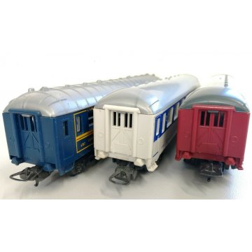 LOTTO 3pz LIMA Carrozza Letti DB LMS 505 x Locomotiva SCALA H0 TRENINO vagone