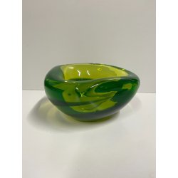 VETRO SOMMERSO FLAVIO POLI ANTONIO DA ROS ATTR POSACENERE SVUOTATASCHE VERDE