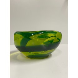 VETRO SOMMERSO FLAVIO POLI ANTONIO DA ROS ATTR POSACENERE SVUOTATASCHE VERDE