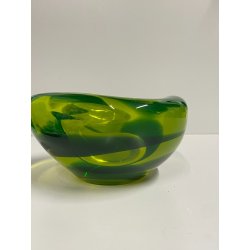 VETRO SOMMERSO FLAVIO POLI ANTONIO DA ROS ATTR POSACENERE SVUOTATASCHE VERDE