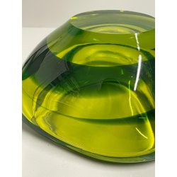 VETRO SOMMERSO FLAVIO POLI ANTONIO DA ROS ATTR POSACENERE SVUOTATASCHE VERDE