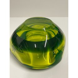 VETRO SOMMERSO FLAVIO POLI ANTONIO DA ROS ATTR POSACENERE SVUOTATASCHE VERDE