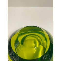 VETRO SOMMERSO FLAVIO POLI ANTONIO DA ROS ATTR POSACENERE SVUOTATASCHE VERDE