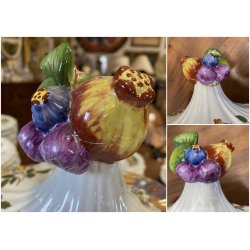 SERVIZIO PIATTI VINTAGE 6 Pers "Pescara" CERAMICA Sci Laveno Verbanum Stone 44pz