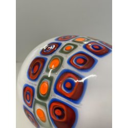 SCULTURA MURRINA VETRO MURANO ALESSANDRO PIANON 1970 FORMA PULCINO PESCE GOCCIA