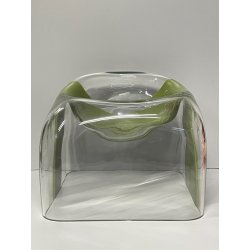 CENTROTAVOLA PORTAFRUTTA CARLO NASON PER MAZZEGA MURANO VETRO SOFFIATO CIOTOLA