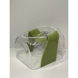 CENTROTAVOLA PORTAFRUTTA CARLO NASON PER MAZZEGA MURANO VETRO SOFFIATO CIOTOLA