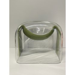 CENTROTAVOLA PORTAFRUTTA CARLO NASON PER MAZZEGA MURANO VETRO SOFFIATO CIOTOLA