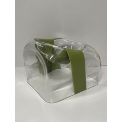 CENTROTAVOLA PORTAFRUTTA CARLO NASON PER MAZZEGA MURANO VETRO SOFFIATO CIOTOLA