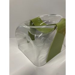 CENTROTAVOLA PORTAFRUTTA CARLO NASON PER MAZZEGA MURANO VETRO SOFFIATO CIOTOLA