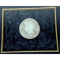 QUADRO DORATO CAMMEO VOLTO FEMMINILE Siracusa VELLUTO MINIATURA Collezione KIHON