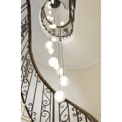 LAMPADA SOSPENSIONE MOD 2095/20 Gino Sarfatti Arteluce 1958 7 mt LAMPADARIO