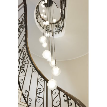 LAMPADA SOSPENSIONE MOD 2095/20 Gino Sarfatti Arteluce 1958 7 mt LAMPADARIO