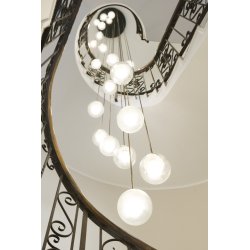 LAMPADA SOSPENSIONE MOD 2095/20 Gino Sarfatti Arteluce 1958 7 mt LAMPADARIO