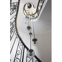 LAMPADA SOSPENSIONE MOD 2095/20 Gino Sarfatti Arteluce 1958 7 mt LAMPADARIO