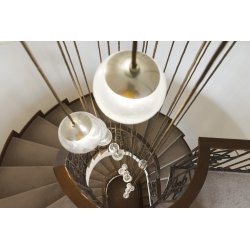 LAMPADA SOSPENSIONE MOD 2095/20 Gino Sarfatti Arteluce 1958 7 mt LAMPADARIO