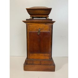 ANTICO OROLOGIO TAVOLO Duchene & Fils IMPERO LEGNO NOCE URNA ZAMPE FERINE '800