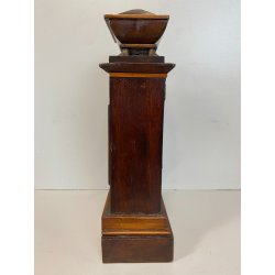 ANTICO OROLOGIO TAVOLO Duchene & Fils IMPERO LEGNO NOCE URNA ZAMPE FERINE '800