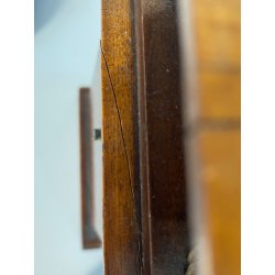 ANTICO OROLOGIO TAVOLO Duchene & Fils IMPERO LEGNO NOCE URNA ZAMPE FERINE '800