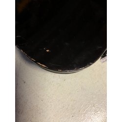 VASSOIO CINESE LEGNO SMALTO LACCATO NERO DECORO FLOREALE CHINOISERIE MID CENTURY