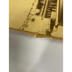 FOTOGRAFIA STORICA PIROSCAFO Elvira LOCARNO - STRESA 30 SETT. 1897 - 38,5 x 28cm