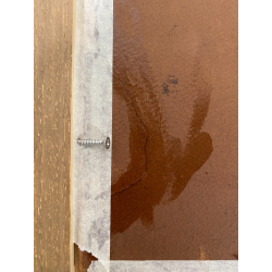 DIPINTO OLIO D. R. Gennaro (?) PAESAGGIO COSTIERA SCENA di MERCATO FIORAIA '900