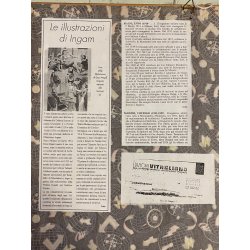 TAVOLA ORIGINALE ILLUSTRAZIONE TECNICA MISTA CARTA Enzo Magni Ingam SCENA GUERRA