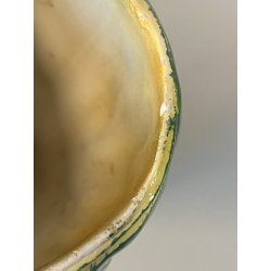 VASO VINTAGE FIGURA CERAMICA BAMBI DIPINTA AEROGRAFO PORTAMATITE DECORAZIONE '50