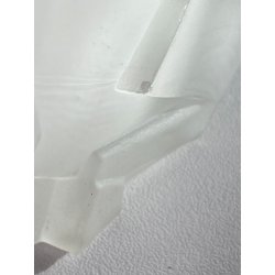 FIGURA ANIMALE CRISTALLO SATINATO ART DECO CRYSTAL FROSTED FIGURE PROKRISTALL