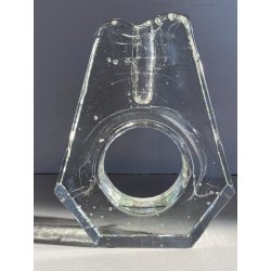 VASO MONOFIORE CRISTALLO VINTAGE MARSBERG West Germany DESIGN MID CENTURY MODERN