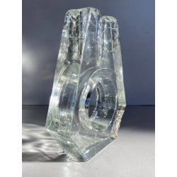 VASO MONOFIORE CRISTALLO VINTAGE MARSBERG West Germany DESIGN MID CENTURY MODERN