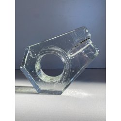 VASO MONOFIORE CRISTALLO VINTAGE MARSBERG West Germany DESIGN MID CENTURY MODERN