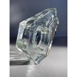 VASO MONOFIORE CRISTALLO VINTAGE MARSBERG West Germany DESIGN MID CENTURY MODERN