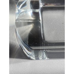 PORTACENERE PORTAOGGETTI CRISTALLO MOLATO VINTAGE CIGAR ASHTRAY PRESSEPAPIER '70