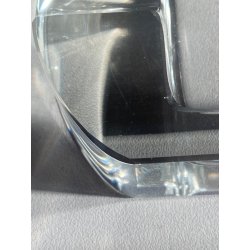 PORTACENERE PORTAOGGETTI CRISTALLO MOLATO VINTAGE CIGAR ASHTRAY PRESSEPAPIER '70